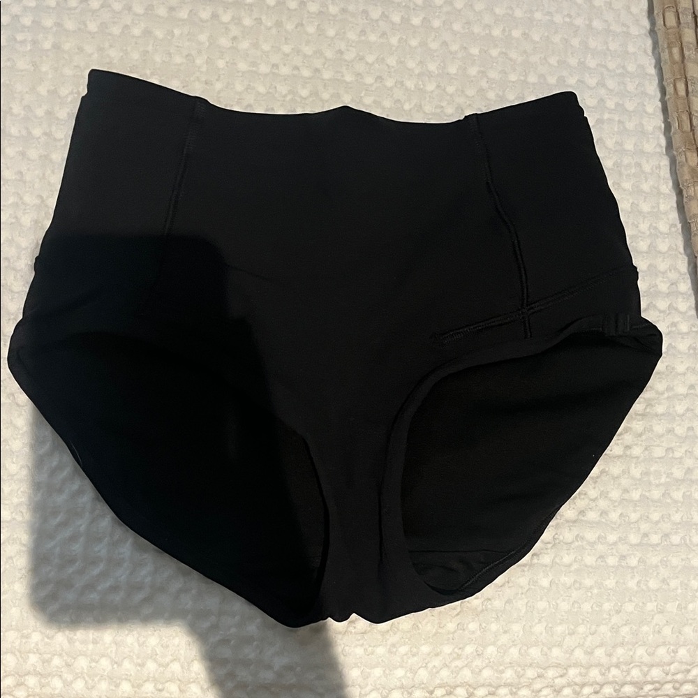 lululemon athletica Black swift speed race brief